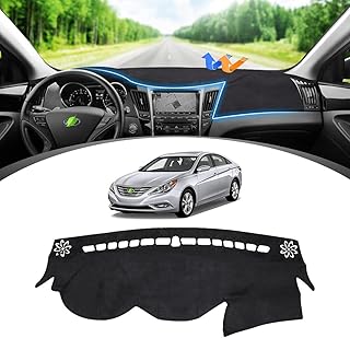 Couverture de tableau de bord felines pour hyundai sonata 2011 2012 2013 2014