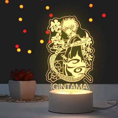Anime conan northern sauce guilty crown naruto veilleuse led 3d cadeau pour garçons