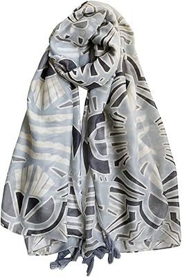Châles enveloppants écharpe exquise et à la mode pour femmes polyvalent gris clair