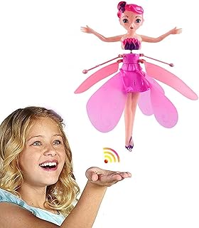 Poupée princesse volante hrx - jouet à induction avec petite voiture de fée