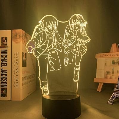 Veilleuse led 3d fausse pour chambre à coucher, décoration de salon, cadeau d'anniversaire