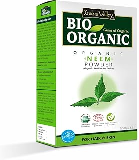 Poudre de neem 100 % naturelle de l'indus valley certifiée par un nettoyant