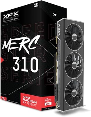 Carte graphique de jeu ultra xfx speedster mercy 310 amd radeon rx 7900xt