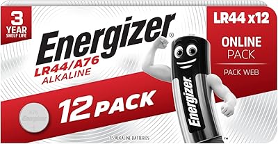 Piles energizer lr44, paquet de 12, pile lr44/a76 - exclusivité amazon