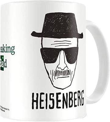 Tasse à café amc avec imprimé « breaking bad heisenberg », multicolore