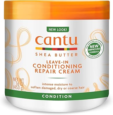 Crème réparatrice après-shampooing sans rinçage au beurre de karité cantu 16 oz
