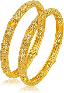 Bracelets créoles en éthylène plaqué or 24 carats pour femmes de dubaï al