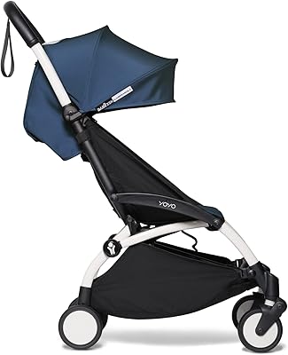 Cadre blanc babyzen yoyo 2, pack couleur yoyo 6+ bleu air france