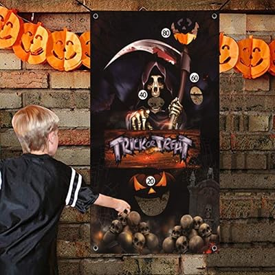 Laventy fournitures de fête d'halloween bannière de jeux de lancer d'halloween jeu de fête de maison hantée pour enfants garçons anniversaire maison hantée fournitures de fête de famille. Diaytar Sénégal : Diversité produits, unité de prix bas