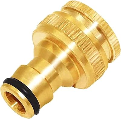 Raccord de robinet de tuyau d'arrosage en laiton 1 2" et 3 4"