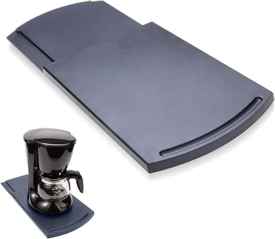 Plateau coulissant manuel pour cafetière jagajaya support mobile pour appareil de cuisine curseur