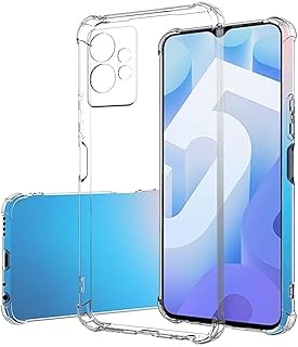 Coque pour vivo y75 5g t1 5g coque transparente avec pare-chocs