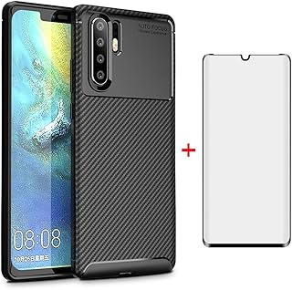 Coque de téléphone pour huawei p30 pro avec protection d'écran en verre trempé