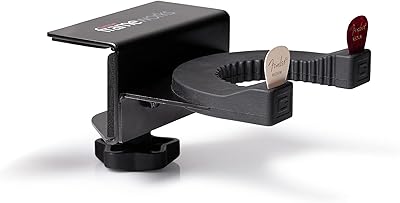 Support de repose-manche pour guitare gator frameworks avec pince de bureau (gfw-gtrdskclamp-1000)
