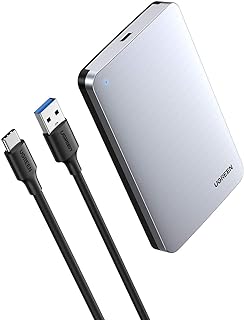 Boîtier de disque dur ugreen en aluminium 2,5 pouces usb 3.1 type c