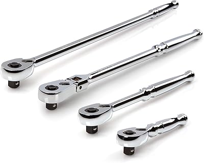 Jeu de cliquets à dégagement rapide tekton 3 8" (4 pièces) srh99112
