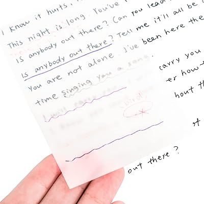 Papier adhésif transparent vanra 3 x 3 pouces, paquet de 6 cahiers autocollants