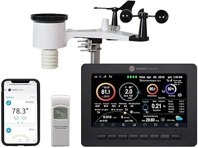 Station météo intelligente pour météo ambiante avec surveillance à distance et alertes wi-fi