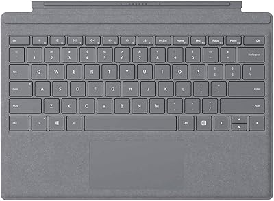 Clavier signature microsoft surface pro, anglais - alcantara, couleur platine - ffq-00141