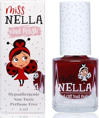 Miss nila, un vernis à ongles spécial bordeaux sans danger pour les enfants