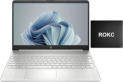 Ordinateur portable hp 2021 15, amd ryzen 5 5500u (meilleur que i7-1065g7) 16