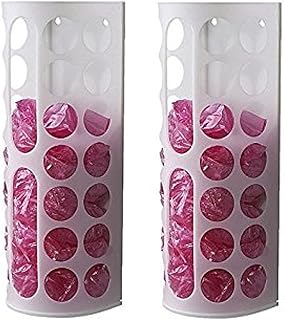 Distributeur de sacs en plastique ikea farera, blanc (2 pièces)