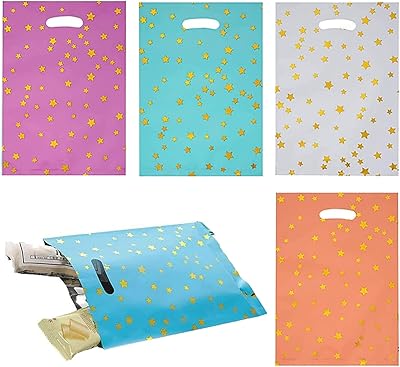 Sacs de cadeaux de fête pour enfants 50 pièces assorties fête bonbons joyeux