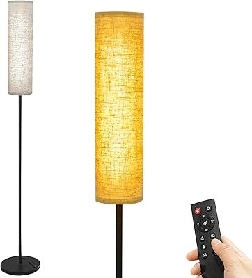 Lampadaire pour salon, lampadaire moderne avec télécommande, 4 lampes sur pied à ampoule
