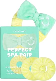 Ensemble bandeau et chouchou nettoyant pour le visage i duo care - paire