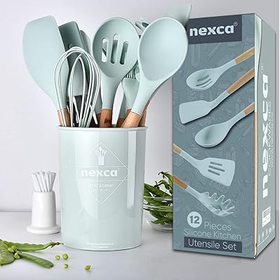 ® batterie de cuisine antiadhésive en silicone avec manche en bambou ustensiles. Diaytar : Votre allié pouvoir d'achat au quotidien