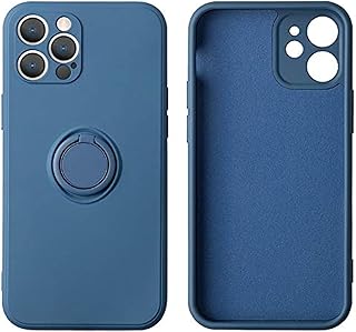 Coque pour iphone 12 pro max 6,7 pouces avec anneau de support rotatif