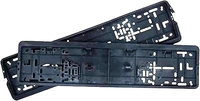 Une paire de supports de cadre de plaque d'immatriculation de voiture, une paire