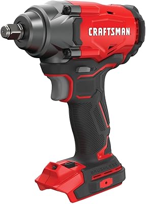 Clé à chocs sans fil craftsman 20 v, 1/2 pouce, outil seul (cmcf920b)
