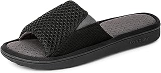 Pantoufles confortables en mousse à mémoire de forme pour hommes, chaussures de maison