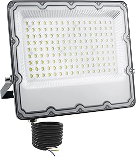 Projecteur led d'extérieur creatstar 100 w, 10 000 lumens super lumineux ip66, étanche
