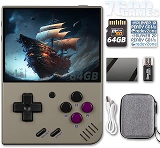 Console de jeu vidéo numérique portable mio mini plus, batterie rechargeable, système classique