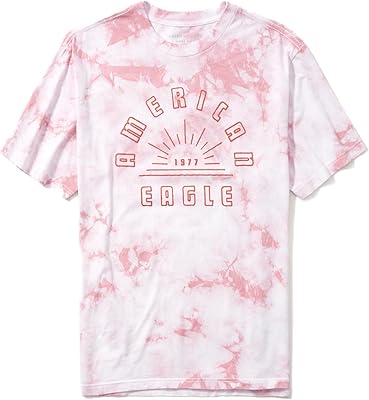 T-shirt ultra doux avec logo tie-dye pour homme u-0181-2781-134