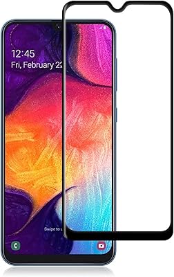 Protecteur d'écran pour samsung galaxy a50 [compatible avec coque] [sans bulles]