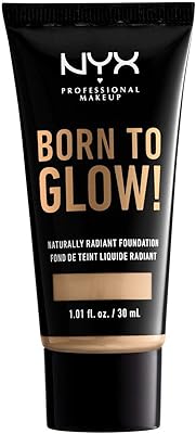 Nyx professional makeup born to glow fond de teint naturellement radieux, vanille chaude