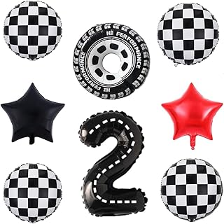 Ballons de voiture de course finiba de 40 pouces, 8 pièces ballons