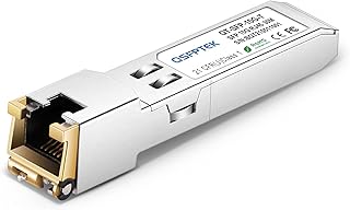 Émetteur-récepteur lc monomode qsfp ptik 10g 10gbase sfp+ compatible avec ubiquiti, netgear, cisco