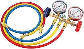 Jeu de jauges de collecteur de réfrigérateur, outils de climatisation avec tuyau