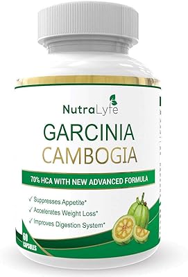 Capsules nutralife garcinia cambogia avec extrait de thé vert 800 mg