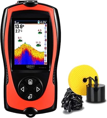Capteur sonar filaire portable lucky, capteur sonar lcd de 328 pieds pour la pêche