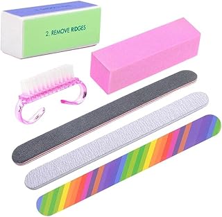 Ensemble d'outils de manucure anself 6 pièces pinceaux durables pour le polissage, le ponçage,