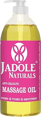 Huile de massage anti-cellulite jadol naturals, ingrédient naturel 1l 1000 ml, format familial