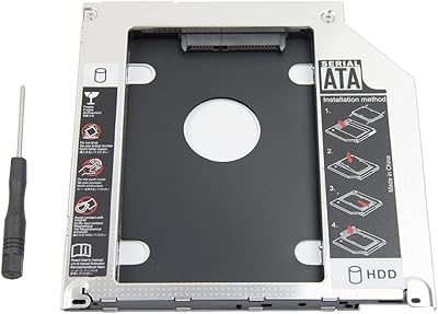 Adaptateur de disque dur sata 25 pouces ssd dvd cd rom optique superdrive