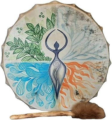 Tambour de plante chaman fait à la main, son de décoration musicale