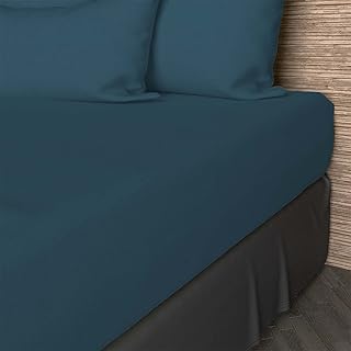 Drap-housse soleil ducray, coton, bleu, 90 x 200 cm
