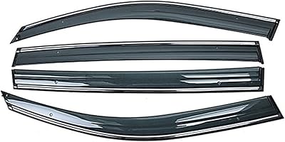 Pour hyundai sonata 2015-2019, couverture de fenêtre de porte de voiture visière vent